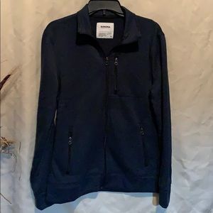 Men’s navy blue size medium zippered jacket